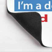 Ich bin eine Frau und ich wähle! Mousepad (Ecke)