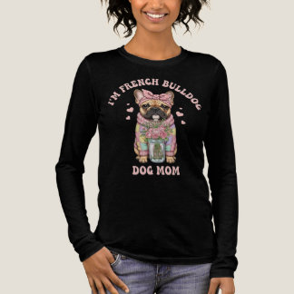 Ich bin eine French Bulldog Dog Mom Tri-Blend Shirt