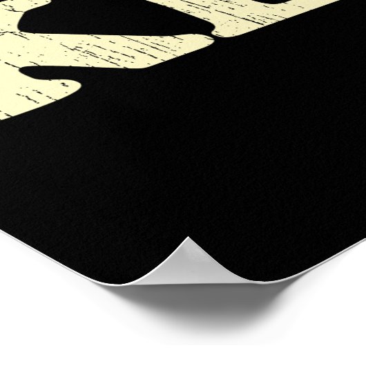 Ich bin eine Fußballhalterin Poster (Ecke)