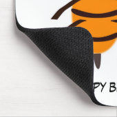 Ich bin eine glückliche Biene! Mousepad (Ecke)