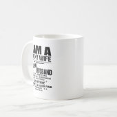 Ich bin eine glückliche Ehefrau, ich habe ein verr Kaffeetasse (Vorderseite Links)