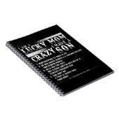 Ich bin eine glückliche Mama, dass ich einen verrü Notizblock (Rechte Seite)