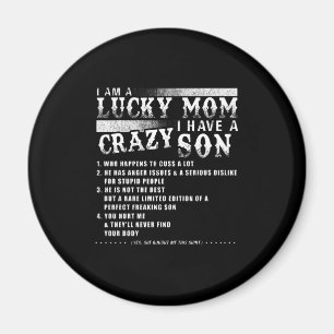 Ich bin eine glückliche Mama und habe eine verrück Magnet