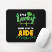 Ich bin eine glückliche Pflegekraft am St. Patrick Mousepad (Mit Mouse)