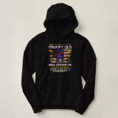 Ich bin eine glühende alte 82. Im Flugzeug Divisio Hoodie (Design vorne)