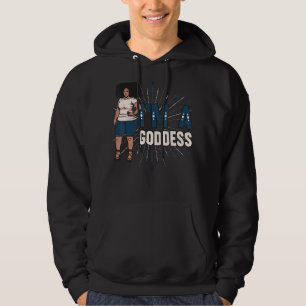 Ich bin eine Göttin Melanin Black Sista Bbw Hübsch Hoodie
