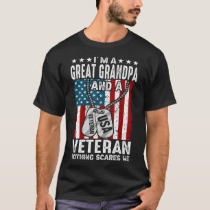 Ich bin eine großartige GRANDPA und ein Veteran ni T-Shirt