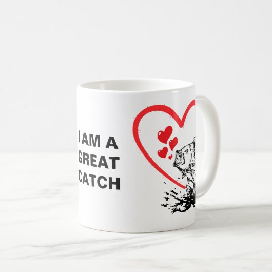 ICH BIN EINE GROSSE FANGLiebe Kaffeetasse (VorderseiteRechts)