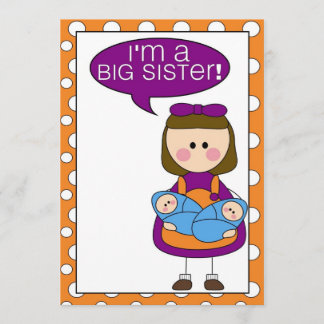 Ich bin eine große Schwester (Zwillingsknaben) Ank Ankündigung