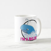 Ich bin eine große Tasse - Black 11 oz Ringer  (VorderseiteRechts)