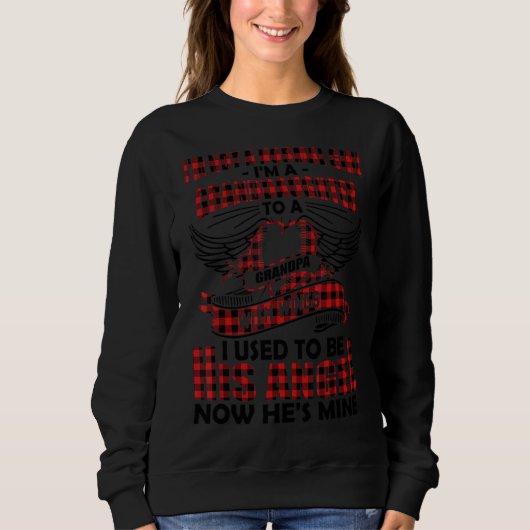 Ich bin eine Großtochter eines Großvaters, der Flü Sweatshirt (Vorderseite)