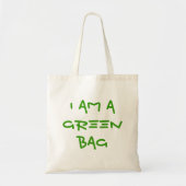 ich bin eine grüne Tasche wiederverwendbare enviro (Vorne)