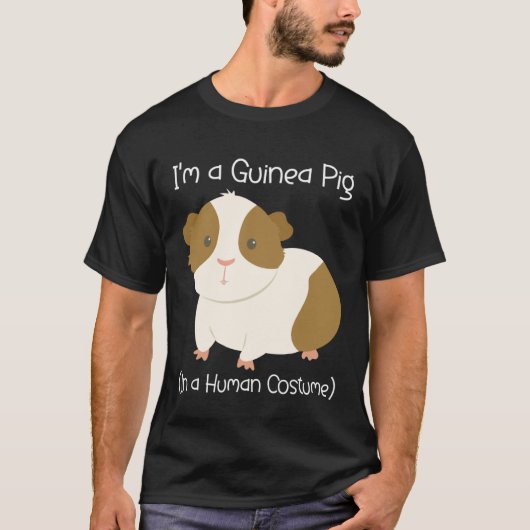 Ich bin eine Guinea, die in einem menschlichen Kos T-Shirt (Vorderseite)