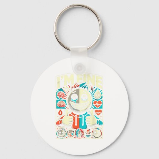 Ich bin eine gute Hilfe Depression Angst psychisch Schlüsselanhänger (Vorderseite)