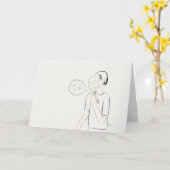Ich bin eine gute Notecard Karte (Gelbe Blume)