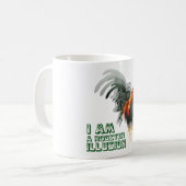 Ich bin eine Hahn-Illusion Kaffeetasse (Vorderseite Links)