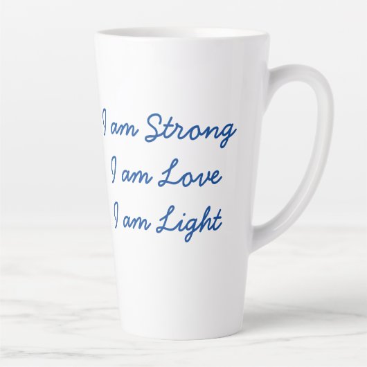 Ich bin eine helle große Tasse (Rechts)