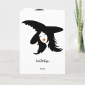 Ich bin eine Hexe, aber ich bin eine Frauenkarte Karte (Rückseite)