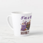 Ich bin eine Hexe vor dem Kaffee Milchtasse (Linke Ecke)