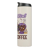 Ich bin eine Hexe vor dem Kaffee Thermosbecher (Nach rechts gedreht)