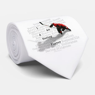 Ich bin eine Hockey-Player-Krawatte Krawatte