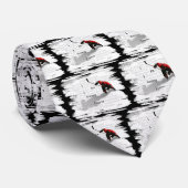 Ich bin eine Hockey-Spieler-Krawatte (dunkel) Krawatte (Gerollt)