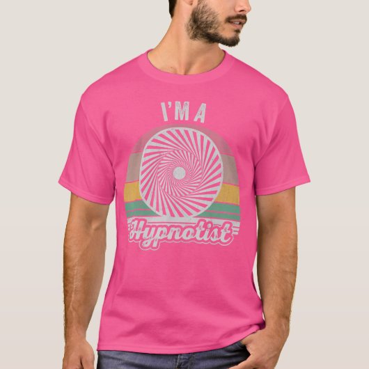 Ich bin eine hypnotistische spirale optische Illus T-Shirt (Vorderseite)