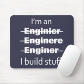 Ich bin eine Ingenieur-Mausunterlage Mousepad (Mit Mouse)
