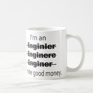 Ich bin eine Ingenieur-Tasse Kaffeetasse
