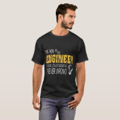 Ich bin eine Ingenieuridee für alle Ingenieure T-Shirt (Vorne ganz)