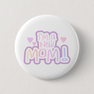 Ich bin eine Junge Mutter, Tshirts und Geschenke Button