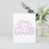 Ich bin eine Junge Mutter, Tshirts und Geschenke Postkarte (Stehend Vorderseite)