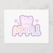 Ich bin eine Junge Mutter, Tshirts und Geschenke Postkarte (Vorderseite)