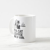 ICH BIN EINE KAFFEE-ART MÄDCHEN, KAFFEE-MUGS KAFFEETASSE (Vorderseite Links)