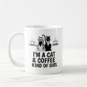 ICH BIN EINE KAFFEE-ART MÄDCHEN, KAFFEE-MUGS KAFFEETASSE (Links)
