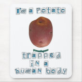 Ich bin eine Kartoffel Mousepad (Vorne)