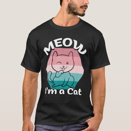 Ich bin eine Katze T-Shirt (Vorderseite)