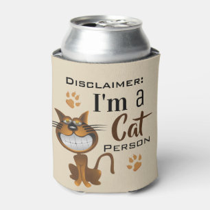 "Ich bin eine Katzen-Person"-Ausschlussklausel mit Dosenkühler