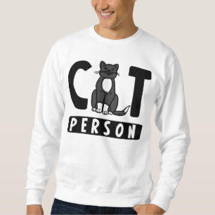 Ich bin eine Katzen-Person Sweatshirt