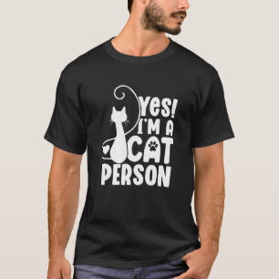 Ich bin eine Katzenperson Süße Katze Kätzchen Ka T-Shirt