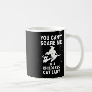 Ich bin eine kinderlose Katzen-Hexe Kaffeetasse