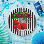 ich bin eine Kirsche was bist Du für eine Pflaume Pappteller (Party)