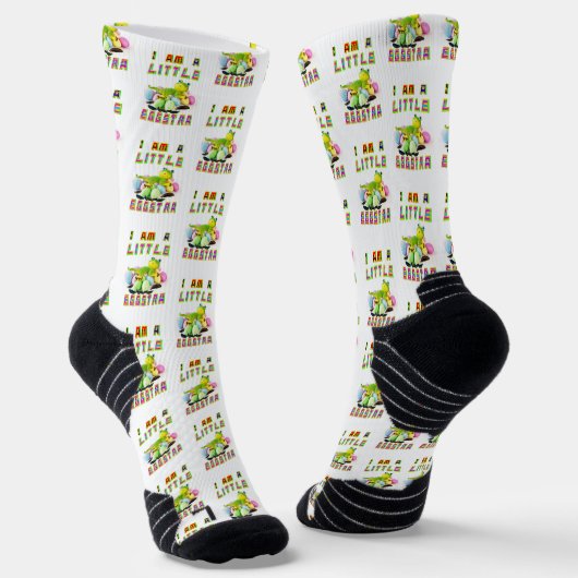 Ich bin eine kleine Eggstra Socken (Gewinkelt)