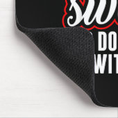 Ich bin eine Kombination aus wirklich süß und misc Mousepad (Ecke)