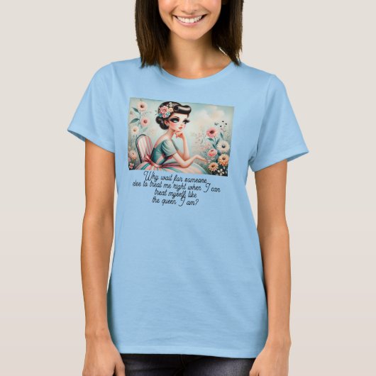 Ich bin eine Königin T-Shirt (Vorderseite)