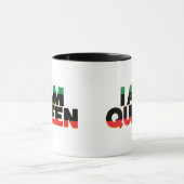 Ich bin eine Königin-Tasse Tasse (Zentrum)