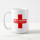Ich bin eine Krankenschwester, die nichts mich Kaffeetasse (Links)