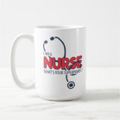 Ich bin eine Krankenschwester Kaffeetasse (Links)