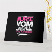 Ich bin eine Krankenschwester-Mama, genau wie eine Karte (Gelbe Blume)