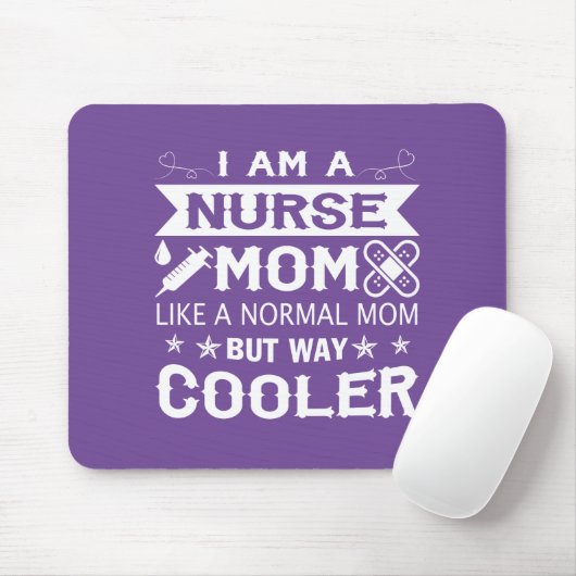 Ich bin eine Krankenschwester-Mama Mousepad (Mit Mouse)